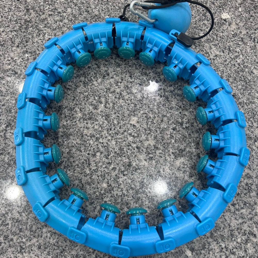 Blue Weighted Fitness Hoop